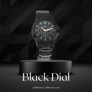6. Black Dial: Embodying Boldness, Regulation, and Independence.