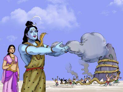 How Lord Shiva’S Throat Turned Blue?